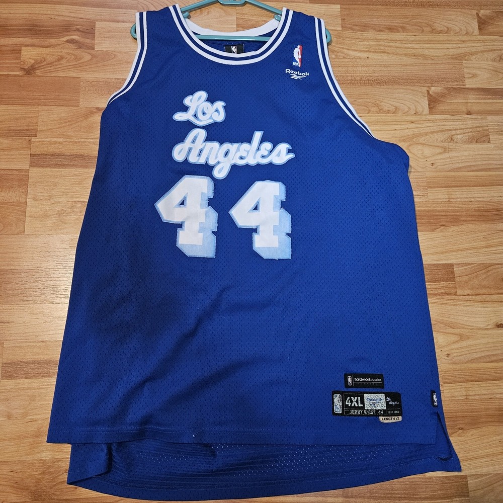 Los Angeles Lakers Adidas Jerry West Jersey Hardwood Classics Size 4xl