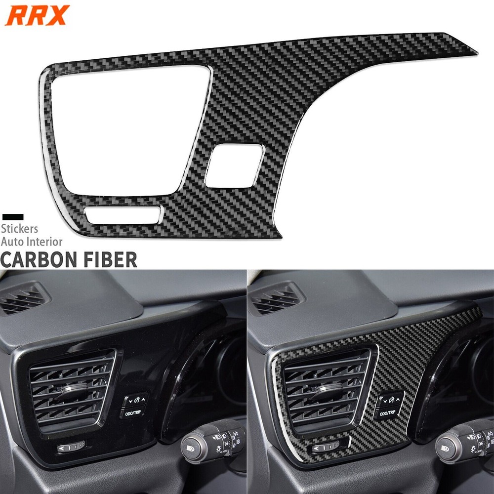 Real Carbon Fiber Driver Air Vent Outlet Cover For Lexus NX 250 350 450h 2022-25