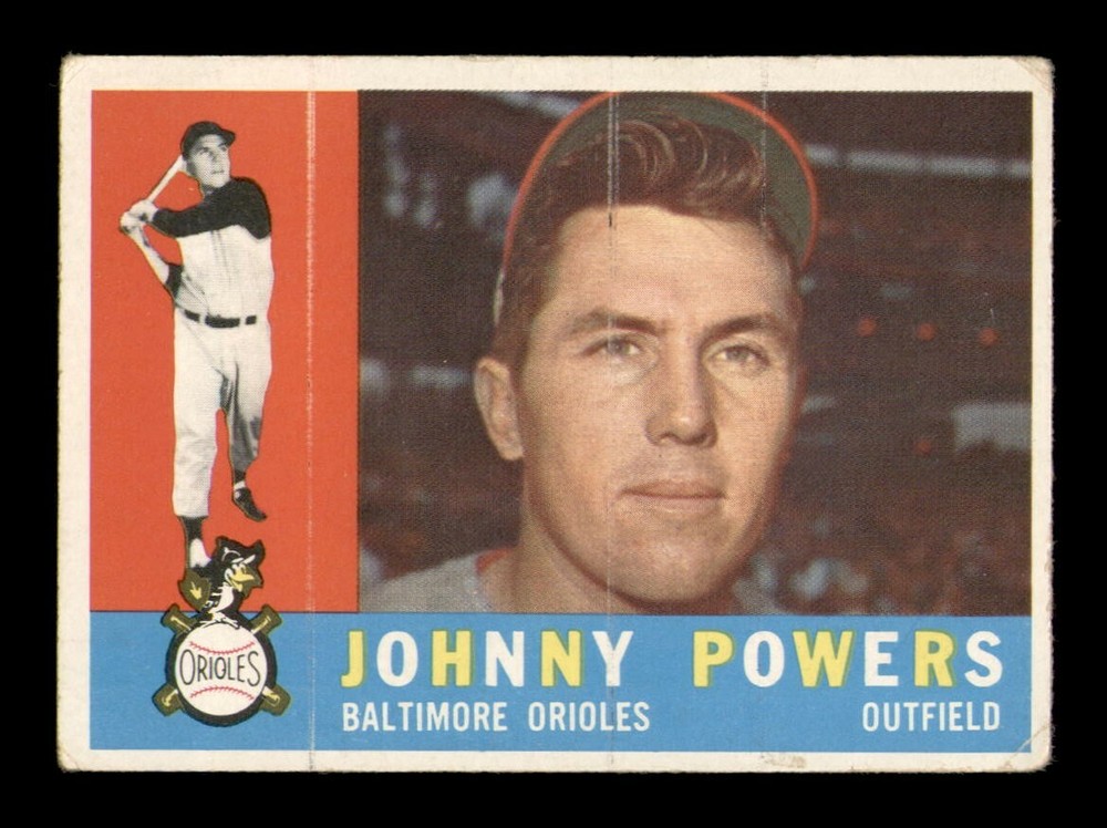 1960 Topps Set Break #422 Johnny Powers VG *OBGcards*
