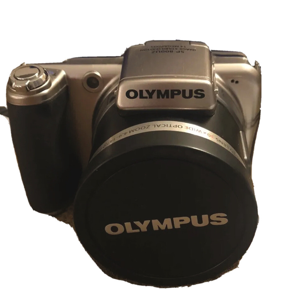 Olympus SP Series SP-800UZ 14.0MP Digital Camera - Silver (227665)