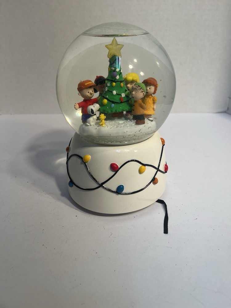 Peanuts Oh Christmas Tree Waterglobe Department 56