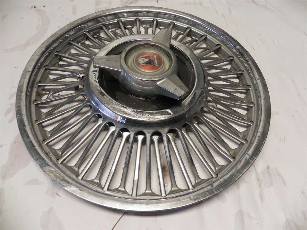 1963-64 FORD FALCON SPRINT VINTAGE OEM 13-INCH HUBCAP WHEEL COVER SPINNER STYLE