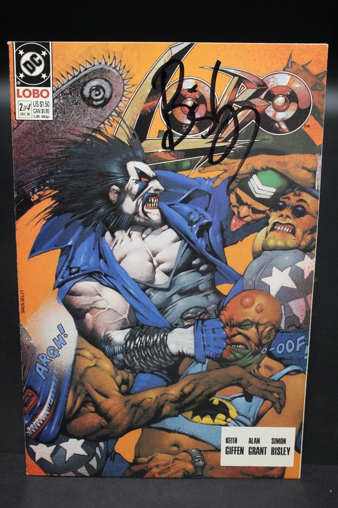 Lobo (1990) #2 Signed Simon Bisley Cover & Art No COA Keith Giffen Al Grant NM