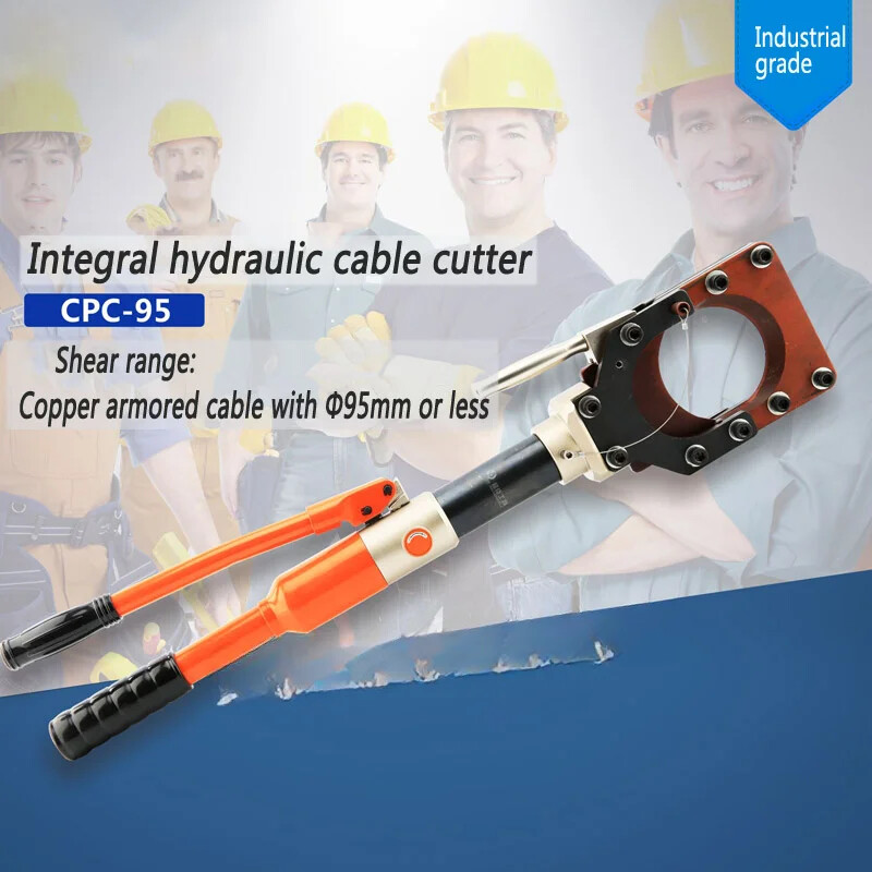 Hydraulic Cable Cutter and Crimping Tool CPC-95 for Heavy-Duty Wires