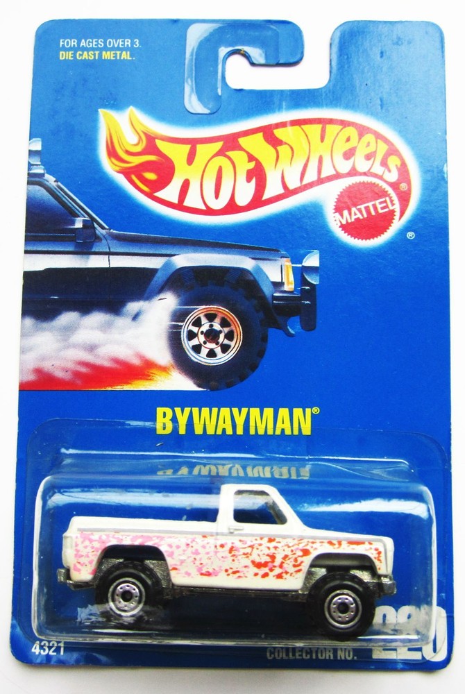 Hot Wheels All-Blue Card BYWAYMAN #220 Gold Ultra Hots CT 1993 NEW MOC Vintage