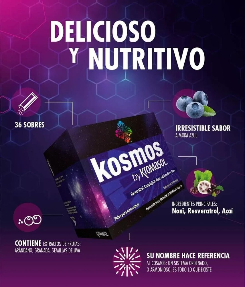 KOSMOS By Kromasol Vitamin, Mineral & Herbal powdered supplement Antioxidants