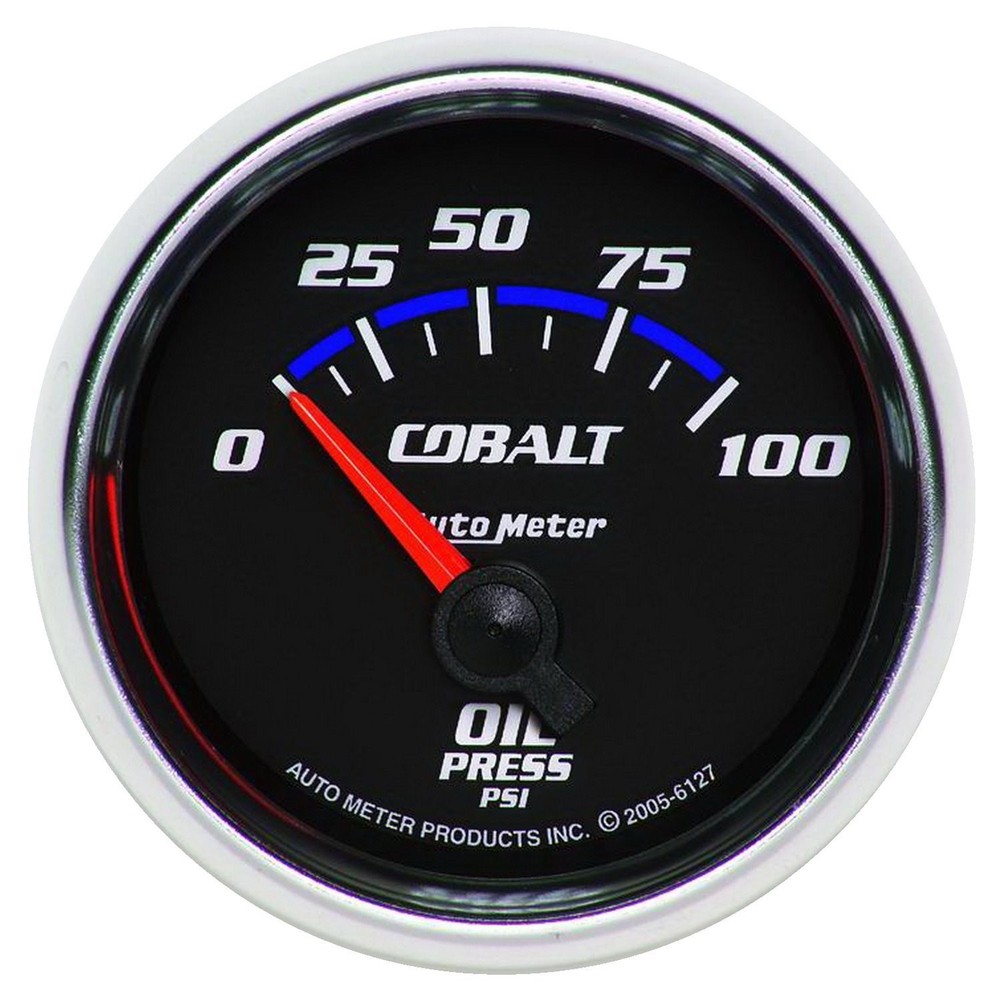 Auto Meter 6127 Cobalt Series 2-1/16 Inch Oil Pressure Gauge  