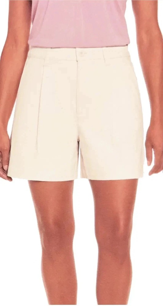 Banana Republic Women's Pleat Front Shorts, Tan, Size 10