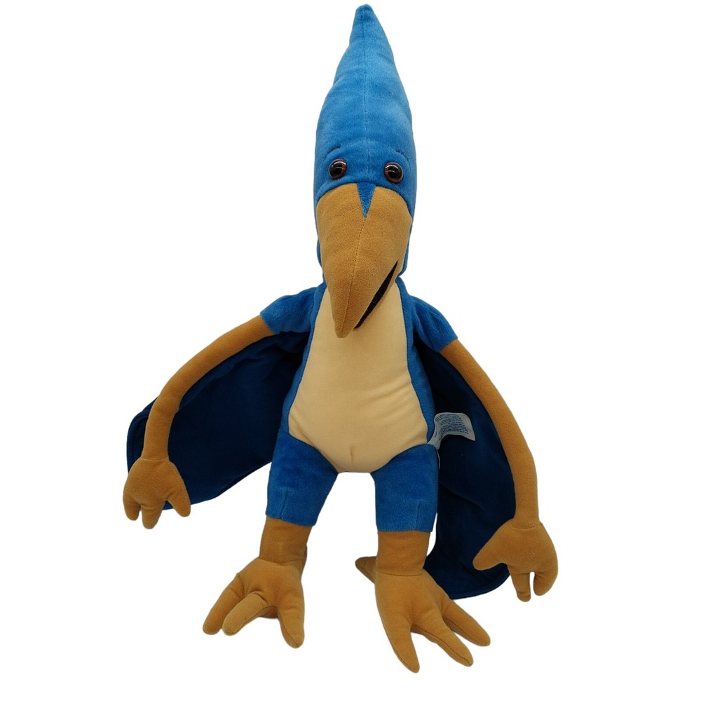 Build A Bear Workshop Retired Pterodactyl Winged Dinosaur Plush Blue and Brown