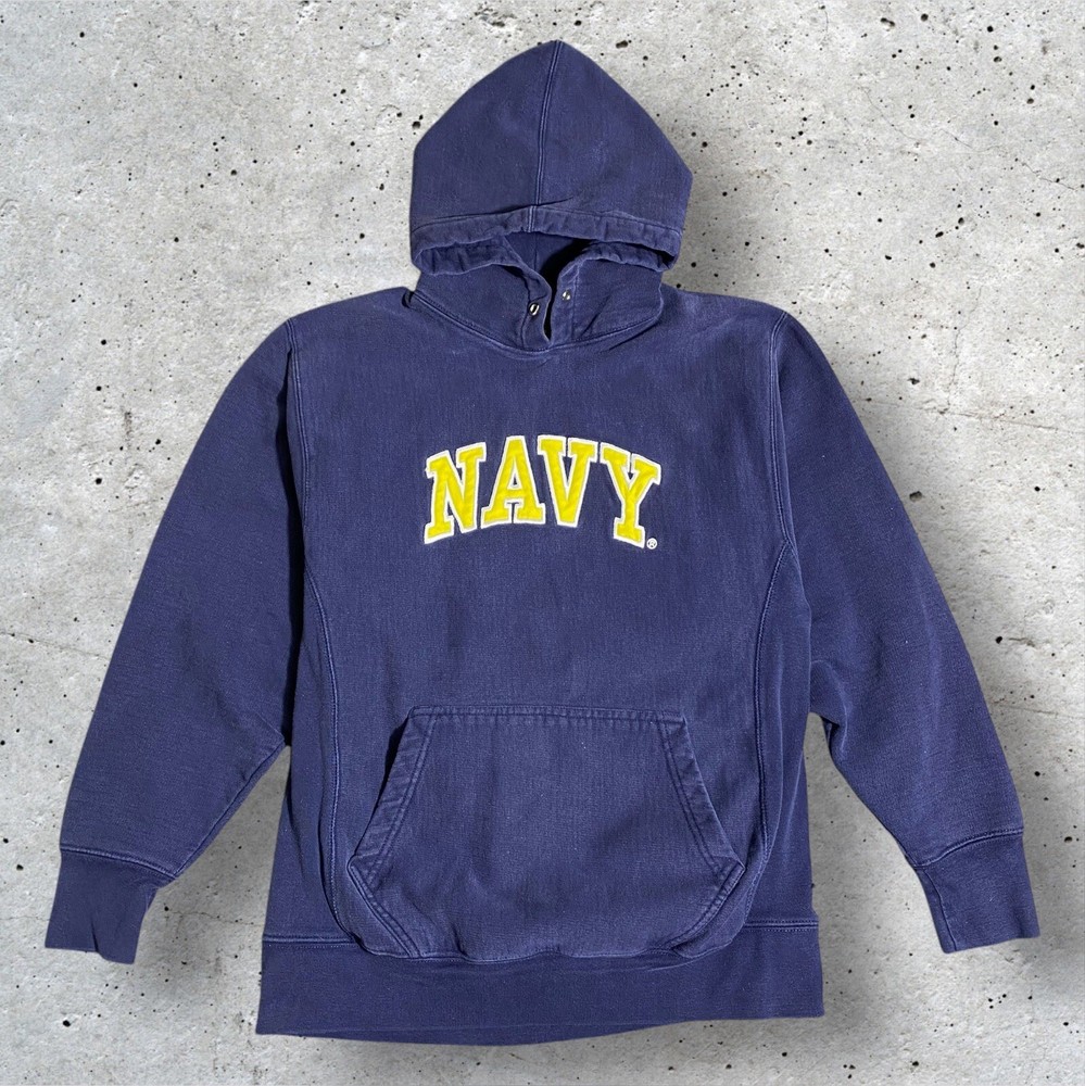Steve and Barrys 90s Vintage US Naval Academy Midshipmen Hoodie XS Military