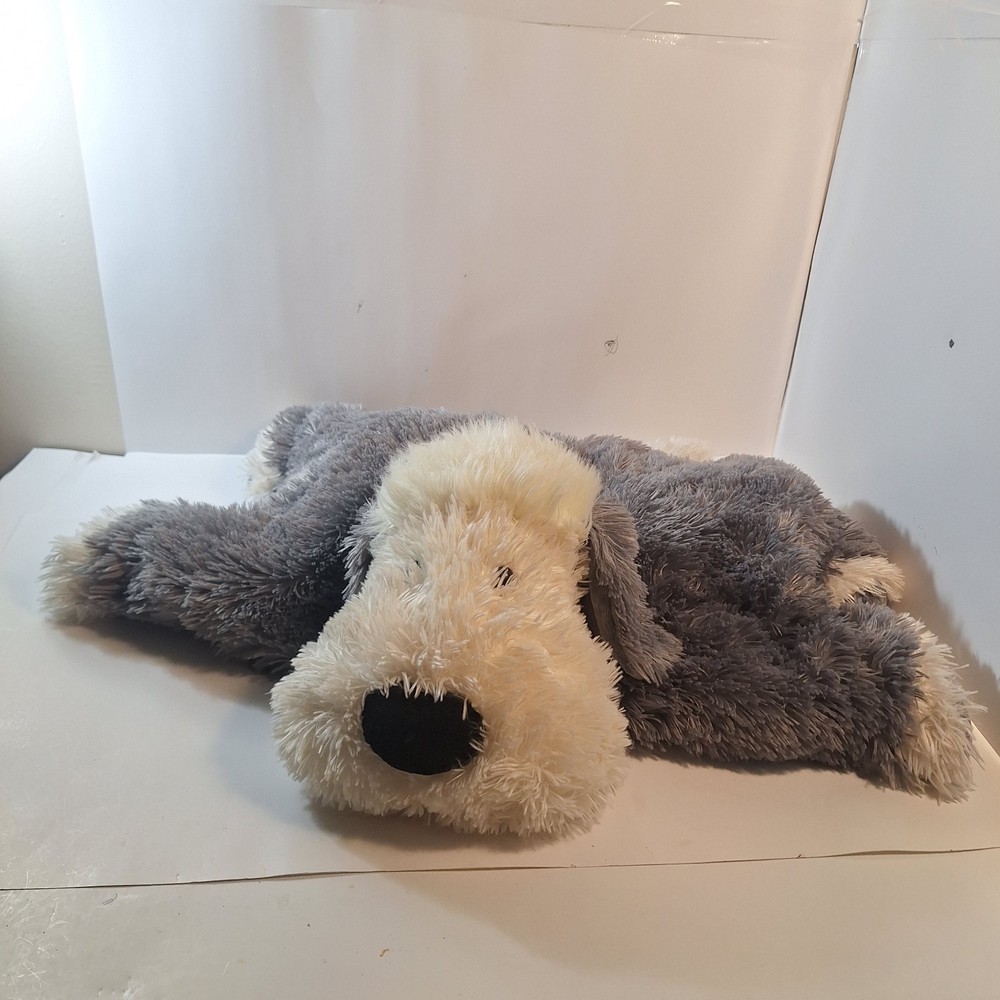 Jellycat XL Truffles Sheep Dog Toy Pillow Soft and Cuddly- Gray and White RARE