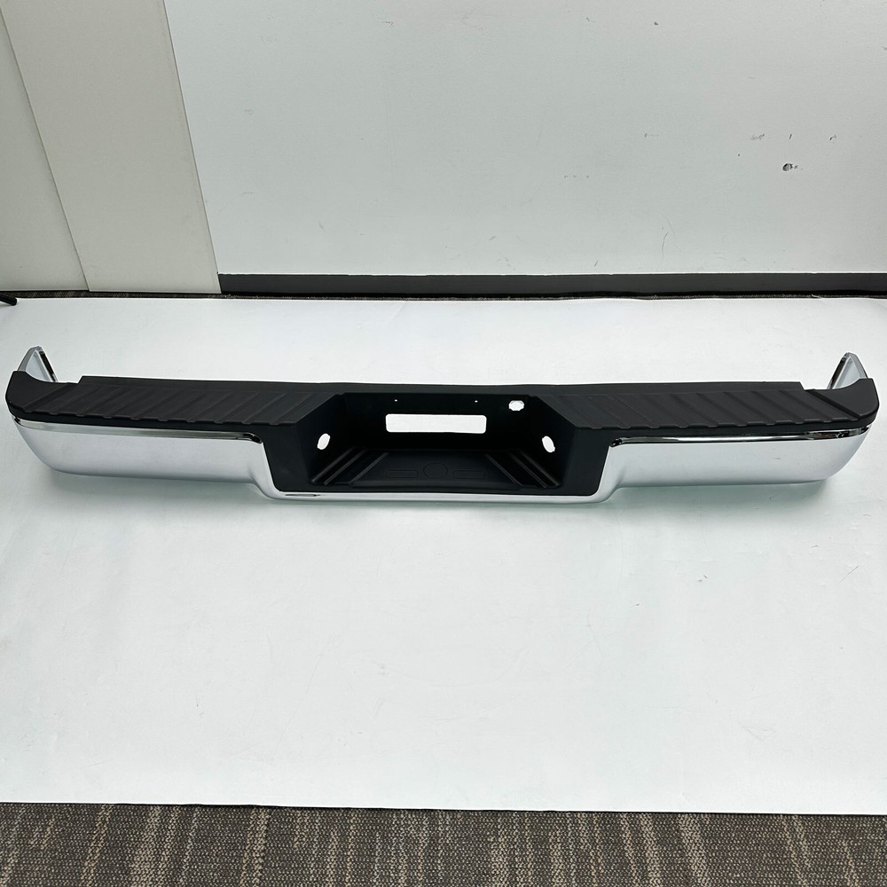 Conjunto de parachoques escalonado para Ford F-150 2004-2006 acero cromo Styleside