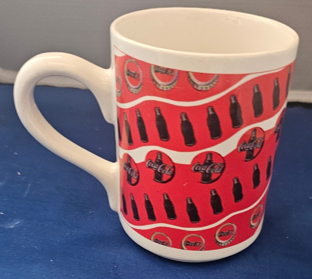 Vintage 1997 Coca Cola Coffee Mug by Gibson Collectible