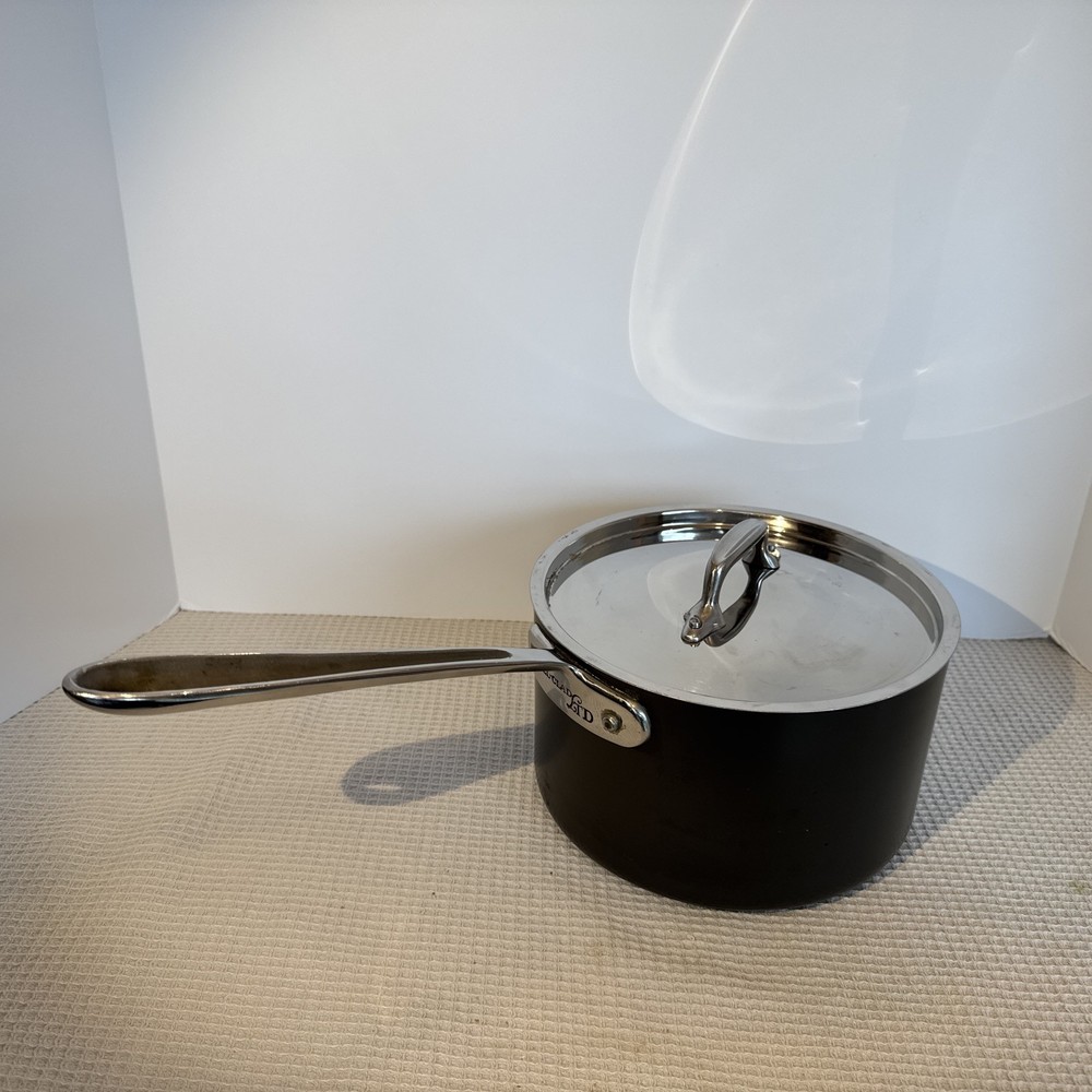 All-Clad LTD Anodized Aluminum 8x5 Inch Saucepan with Lid
