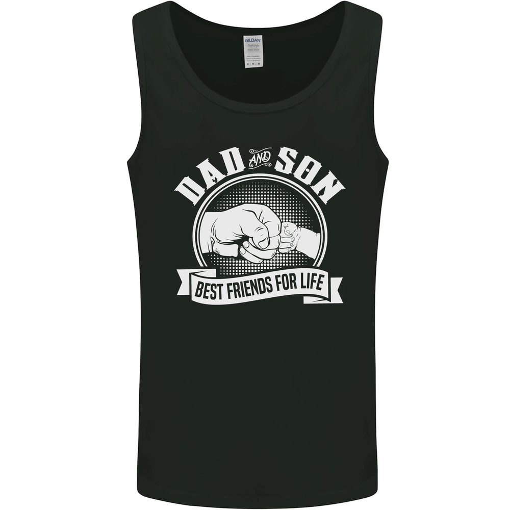 Dad & Son Best Friends for Life Mens Vest Tank Top