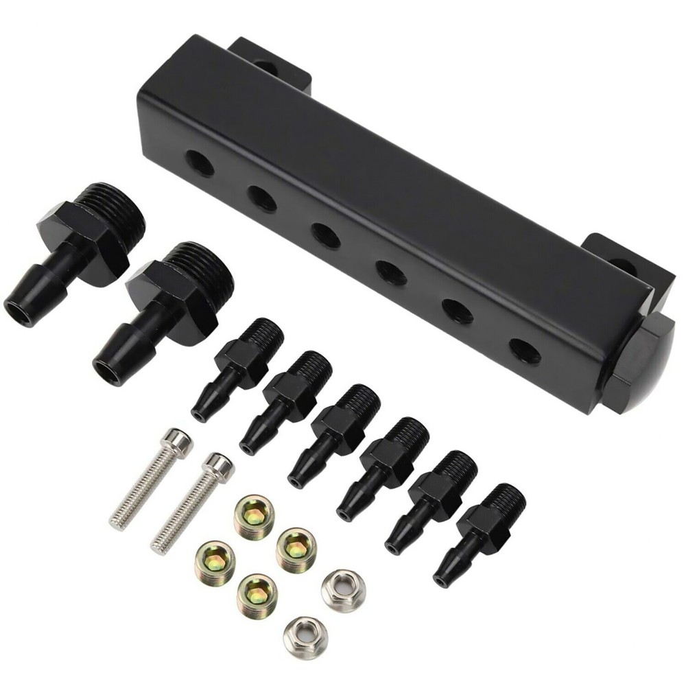 High Performance Turbo Boost Block Vacuum Manifold Kit for Wastegate & Intake