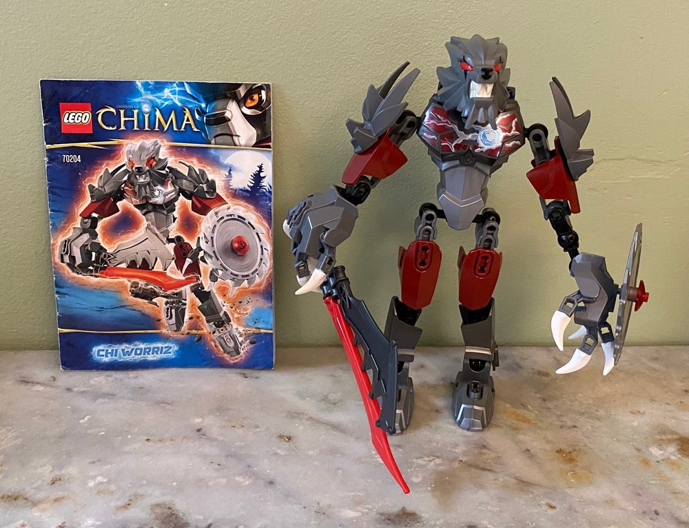 LEGO Legends of Chima Chi Worriz 70204 Buildable Figure - Complete with manual