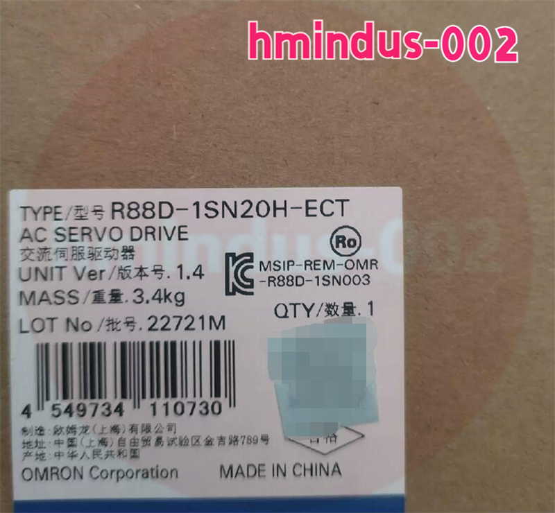 Brand New Genuine OMRON R88D-1SN20H-ECT 1PC Module R88D-1SN20H-ECT
