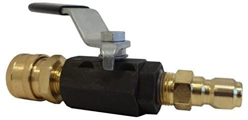 UW11-PWABV038 3000 PSI Power Washer Ball Valve Kit with 3/8-Inch Quick Connect
