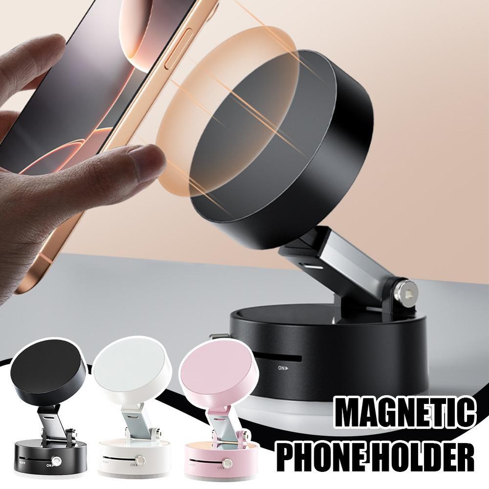 Vacuum Magnetic Suction Cup Car Phone Holder Stand Car Mount 360° Rotation n ew‖