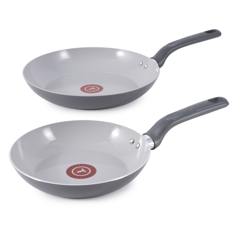 8 & 10.5-Inch Ceramic Nonstick Fry Pan Set - Easy-Clean & Durable