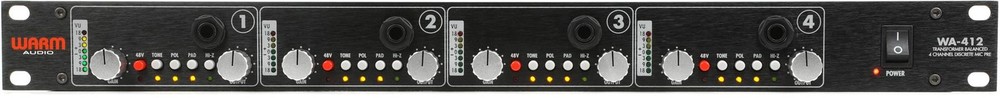Warm Audio WA-412 4-channel Microphone Preamp