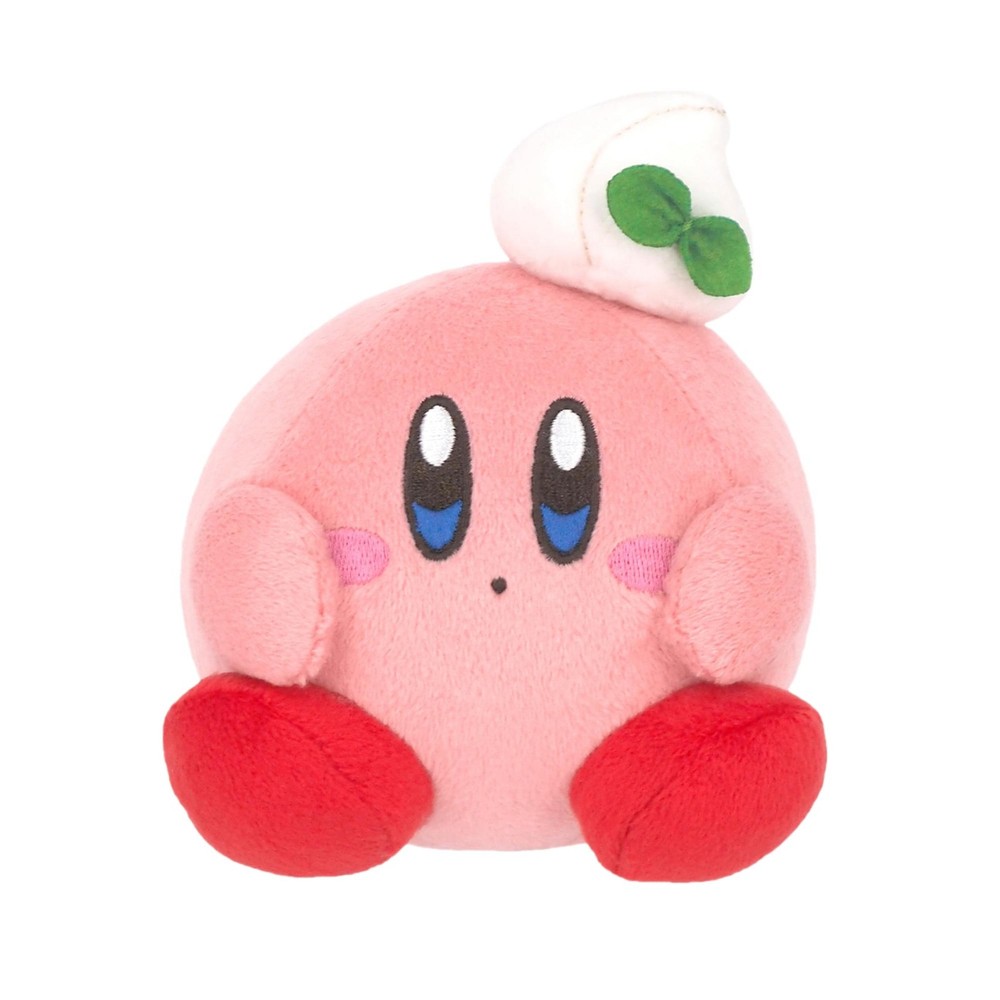 Kirby Whipped Cream 5-Inch Soft Plush Collectible Toy