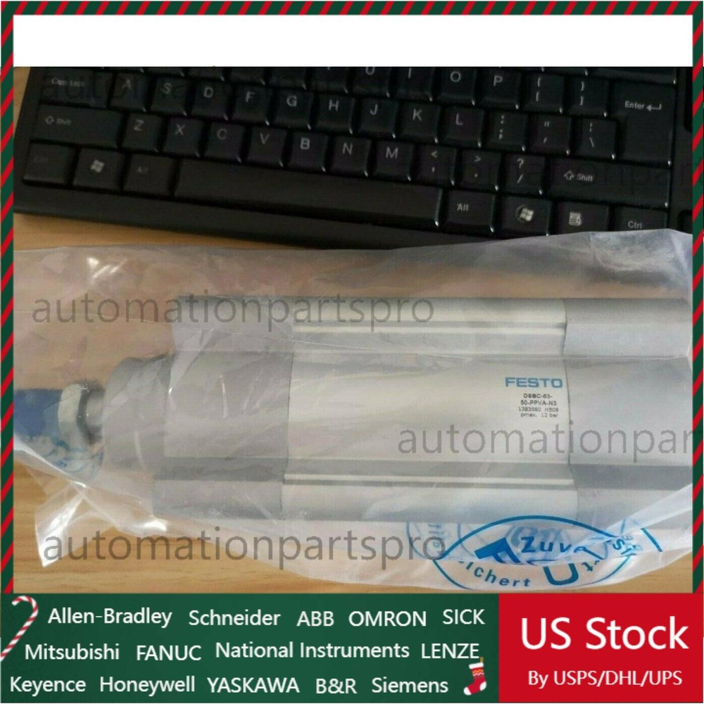 US FREE TAX New Festo DSBC-63-50-PPVA-N3 1383580 ISO cylinder