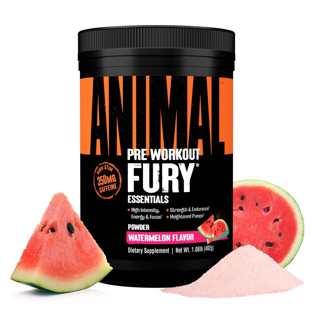 Fury Pre Workout - Energy and Focus with 5g BCAA, 350mg Caffeine Nitric Oxide...