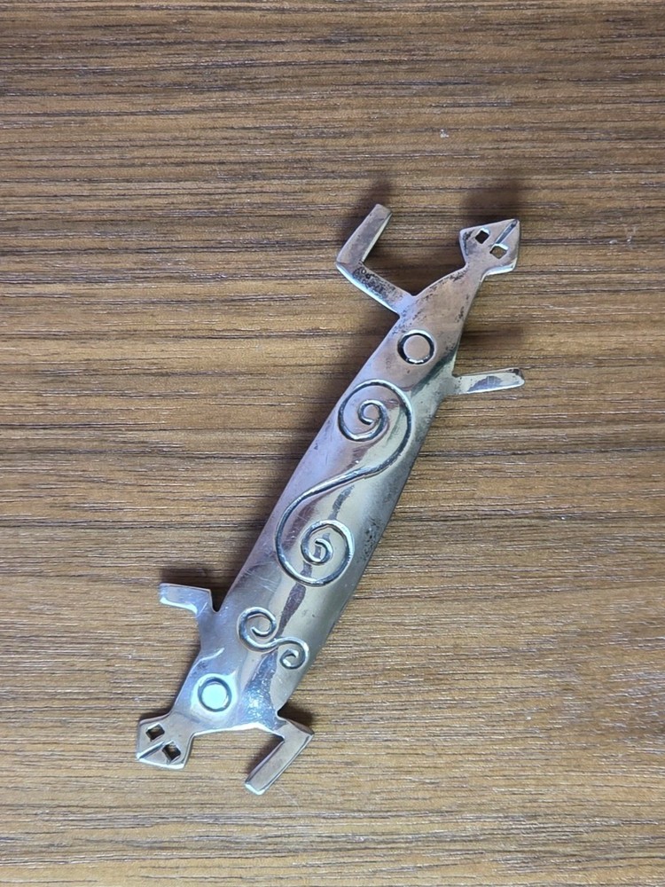 Vintage Forbes Sterling Silver Modernist Abstract Brooch Pin