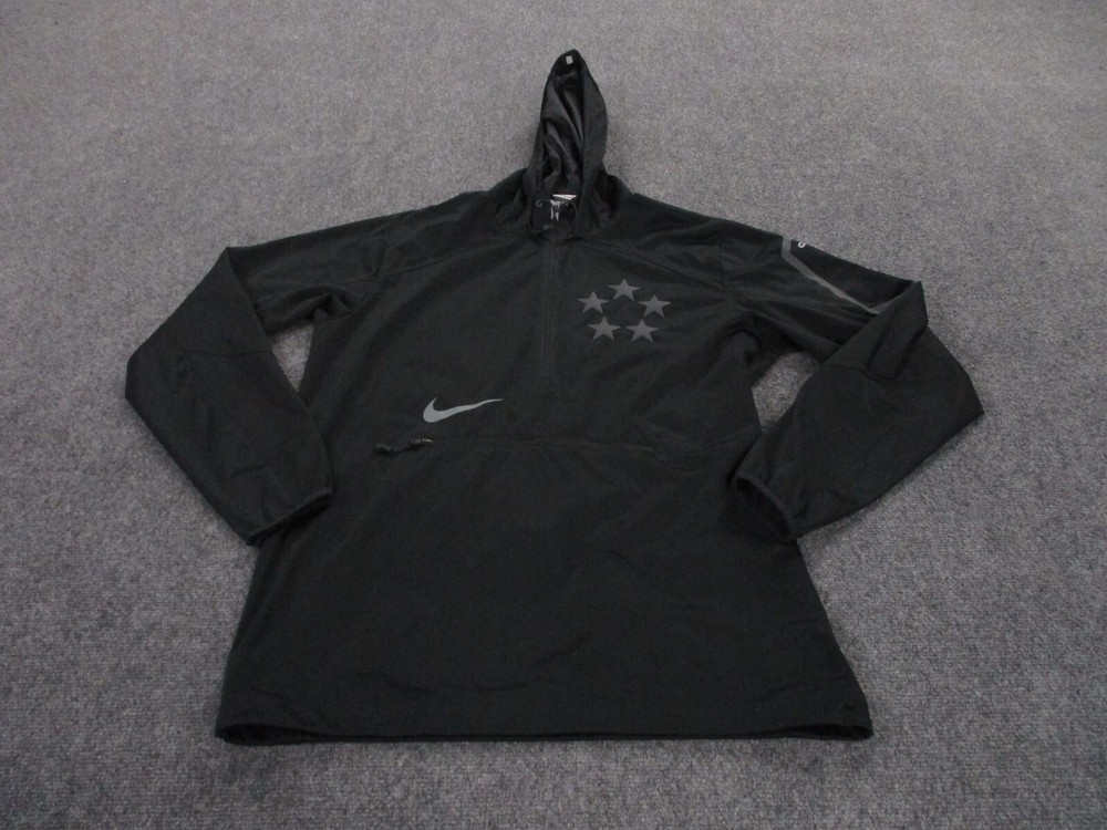 Nike Jacket Adult M Field General Fly Rush Athletic Logo Track 635430 010 Mens