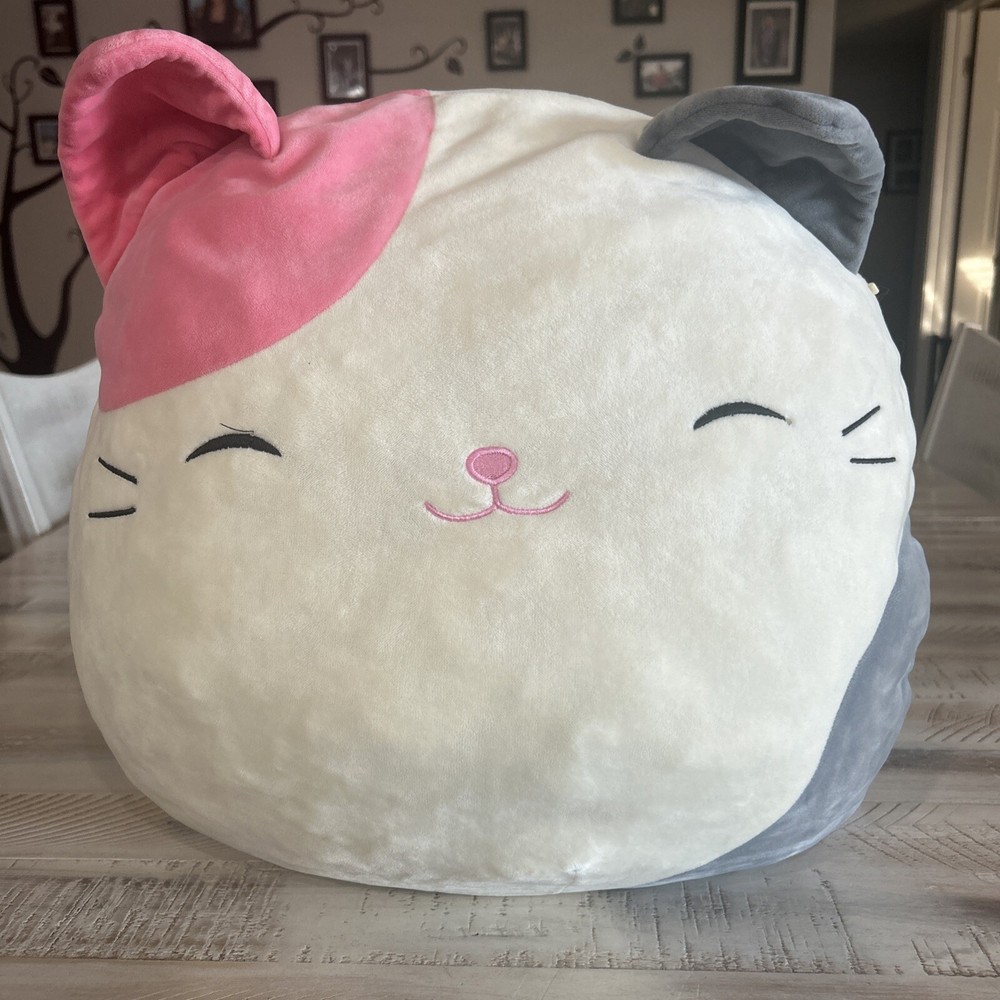 16 inch Original Karina Pink & Grey Calico Cat Squishmallow, no longer sold