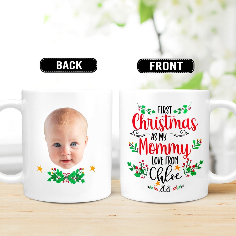 Personalized Mommy First Christmas Mug New Parents Christmas Gifts First