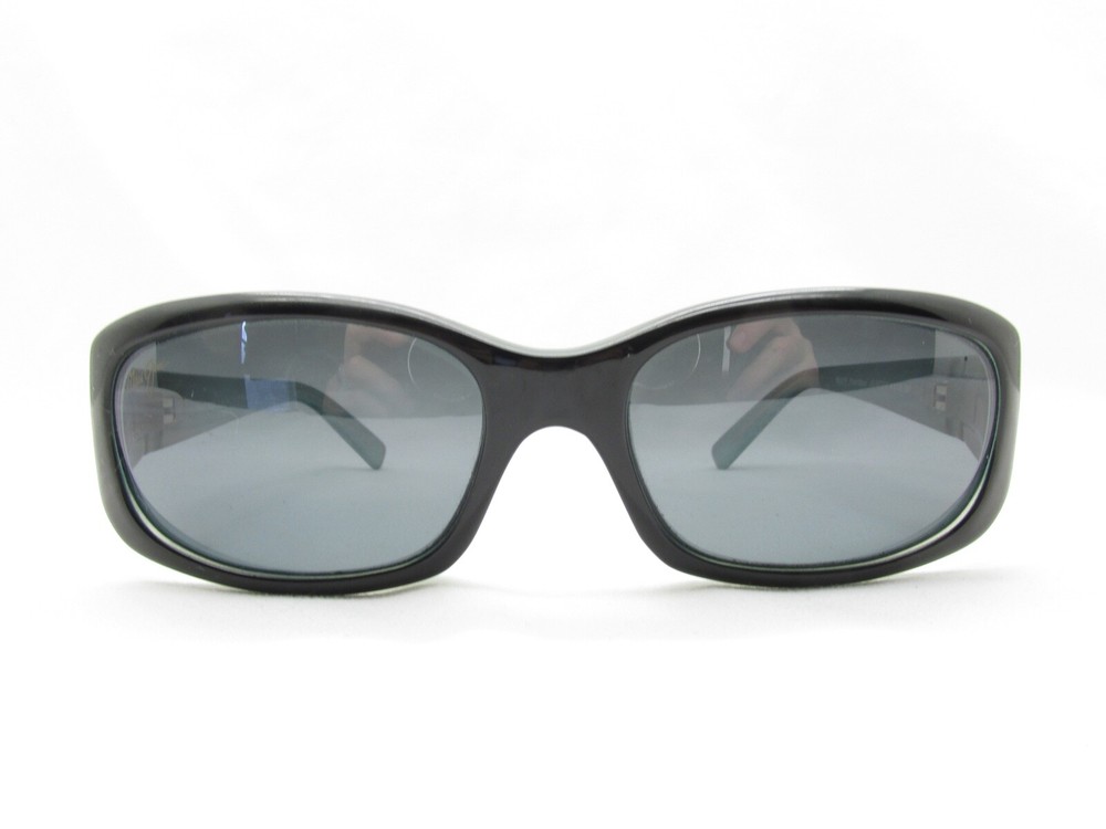 MAUI JIM PUNCHBOWL MJ219-03 BLACK SPORTS WRAP EYEGLASSES FRAMES 54-17-135 117464