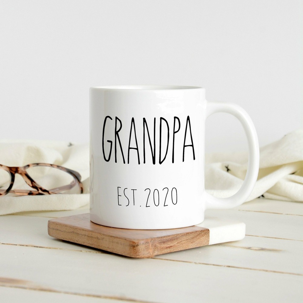 Grandpa Est. 2020 Mug New Grandpa Mug New Grandpa Gifts Granddad Mug New Grandpa