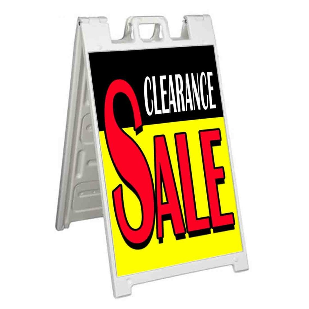 CLEARANCE SALE Signicade 24x36 Aframe Sidewalk Sign Banner Decal-image