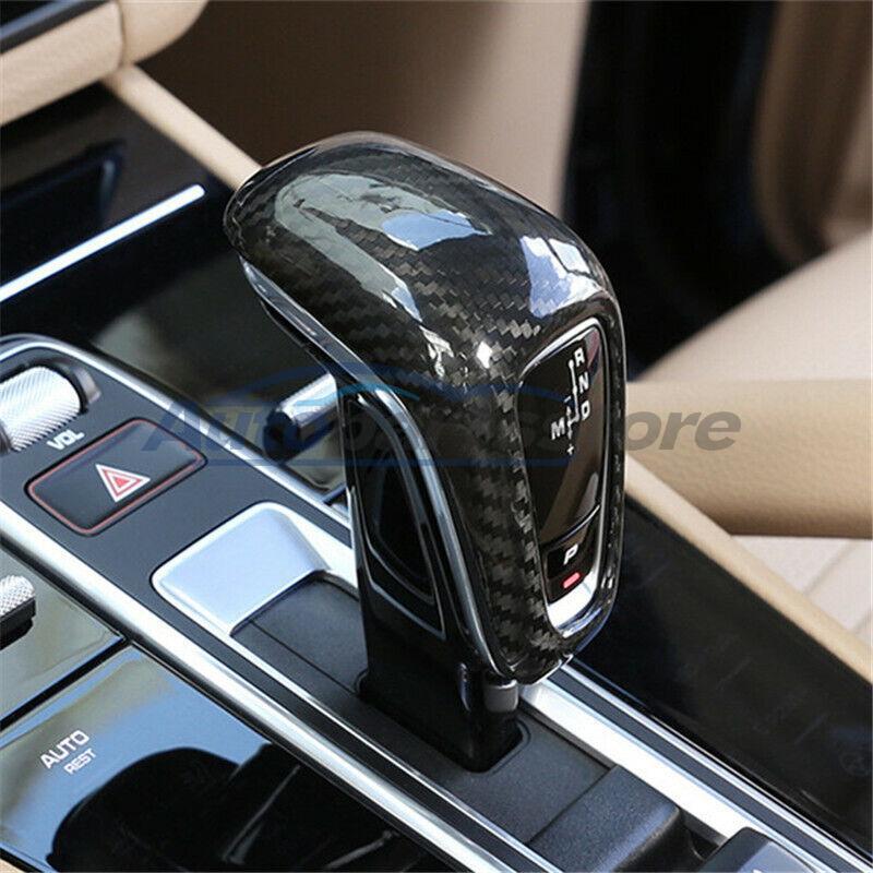 Carbon Fiber Gear Shift Knob Cover for Porsche Cayenne 2018-2023 Models