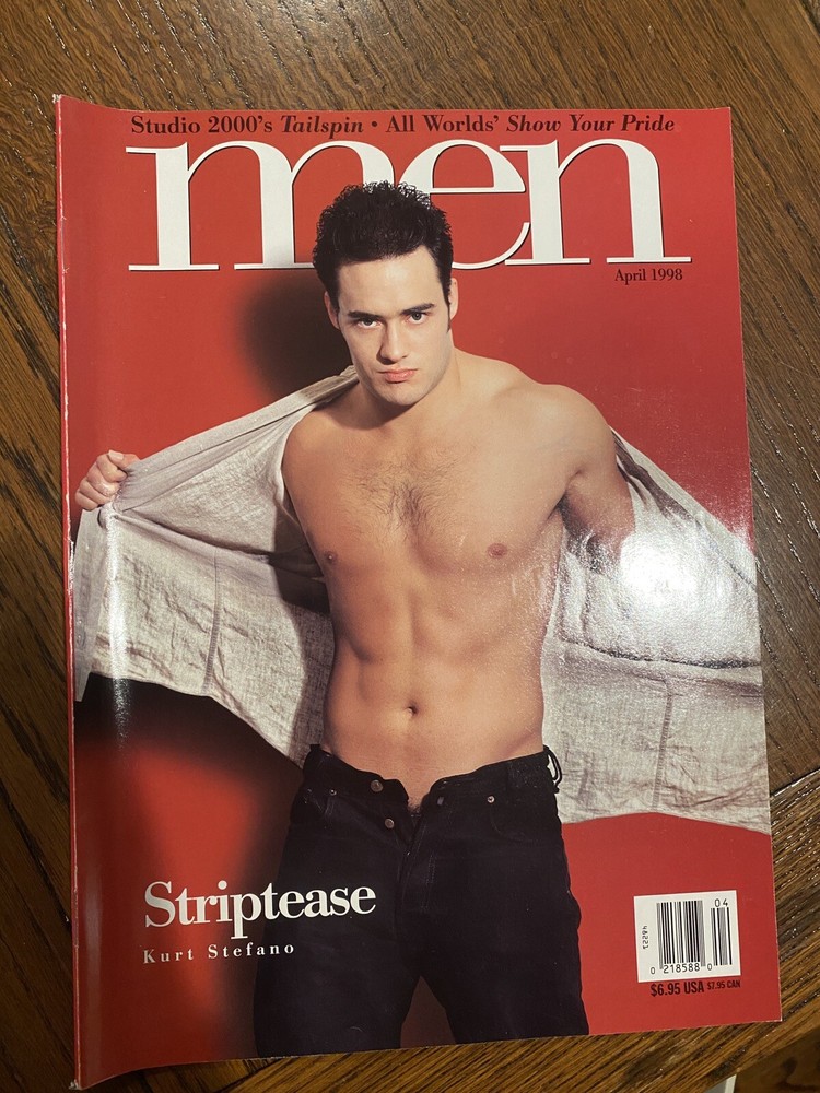 Advocate Men April 1998, Gay Magazine, Hunk Muscular Male Models, Collector's