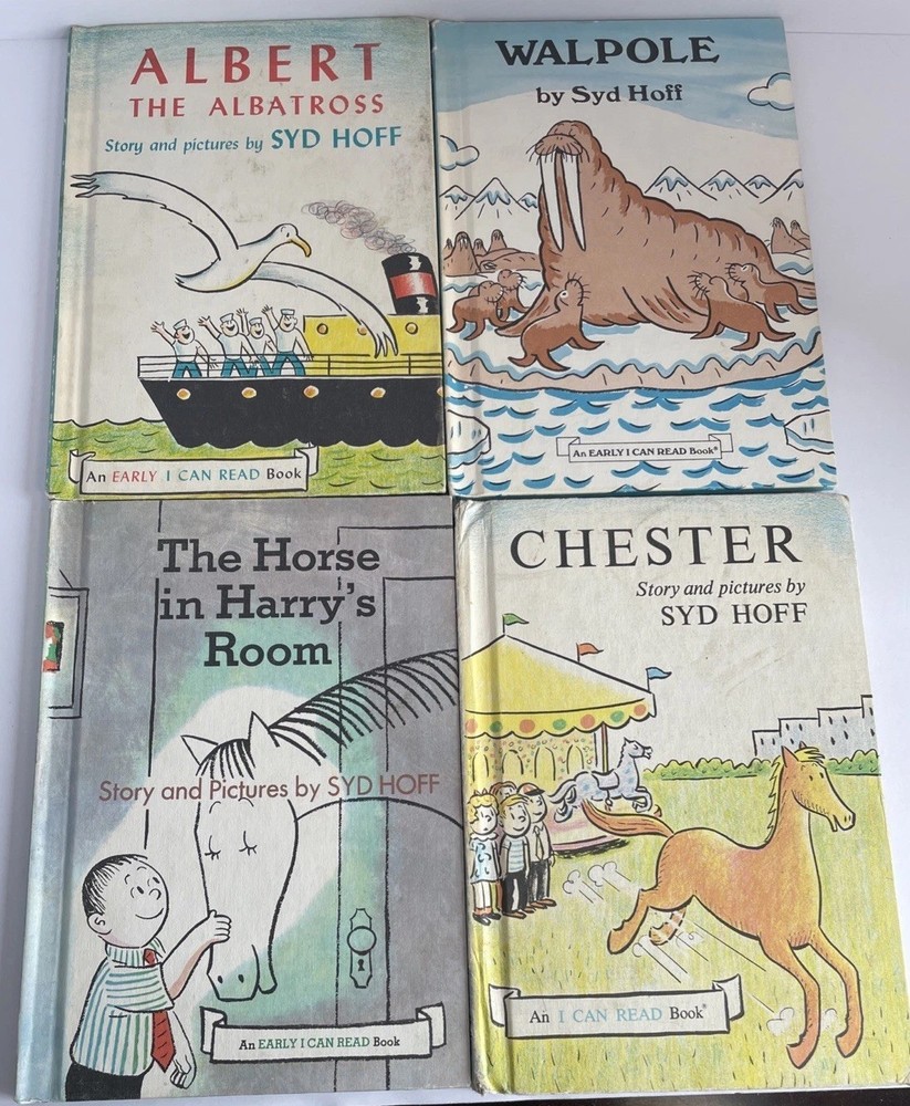 I Can Read Books - Syd Hoff Vintage Children's Stories - Lot of 4 Books