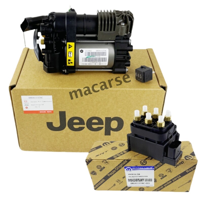 Air Suspension Compressor Pump Valve Kit for Jeep Grand Cherokee Ram 1500