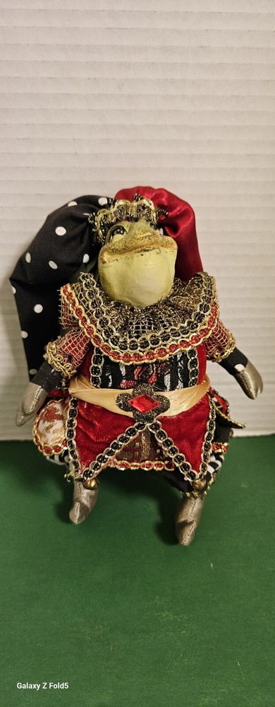 Vintage Rare Katherines Collection Jester Frog By Wayne Kleski No Cape Great...