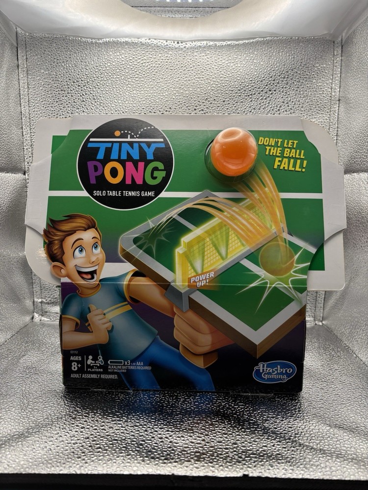 BRAND NEW Tiny Pong Solo Table Tennis Game hand held ping-pong Hasbro Gaming