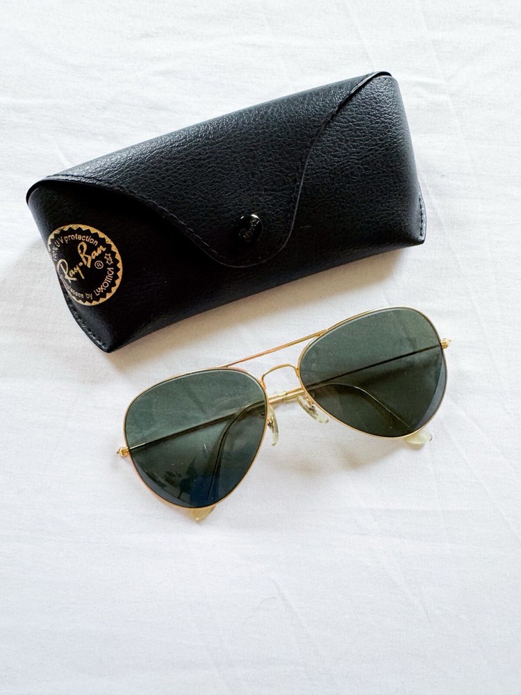 VINTAGE B&L RAY-BAN ARISTA  AVIATOR SUNGLASSES