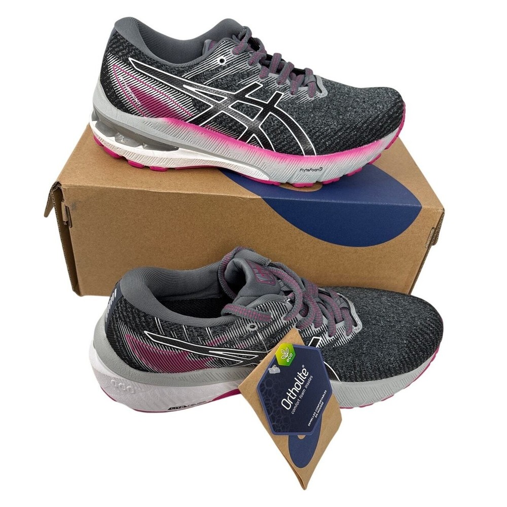 ASICS GT-2000 10 Sneakers Womens Size 6 Sheet Rock and Pink Rave