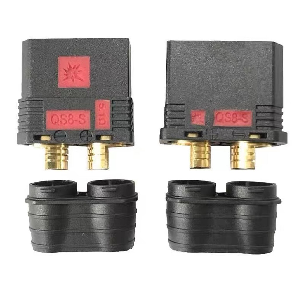 1Pair 120A QS8 Anti-Spark Connector Male Female Plug for RC Model Lipo Battery