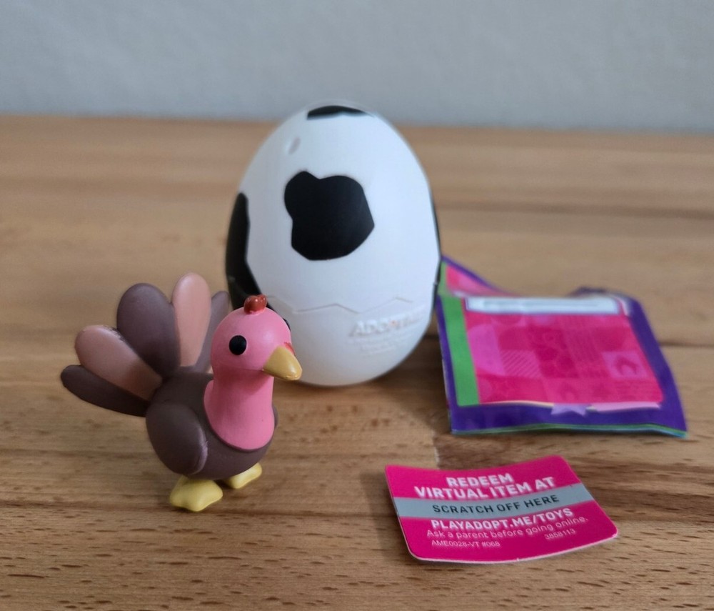 Adopt Me Mystery Pet Series 2 Mini Egg ULTRA RARE Turkey AF2 #68 W/Virtual Code