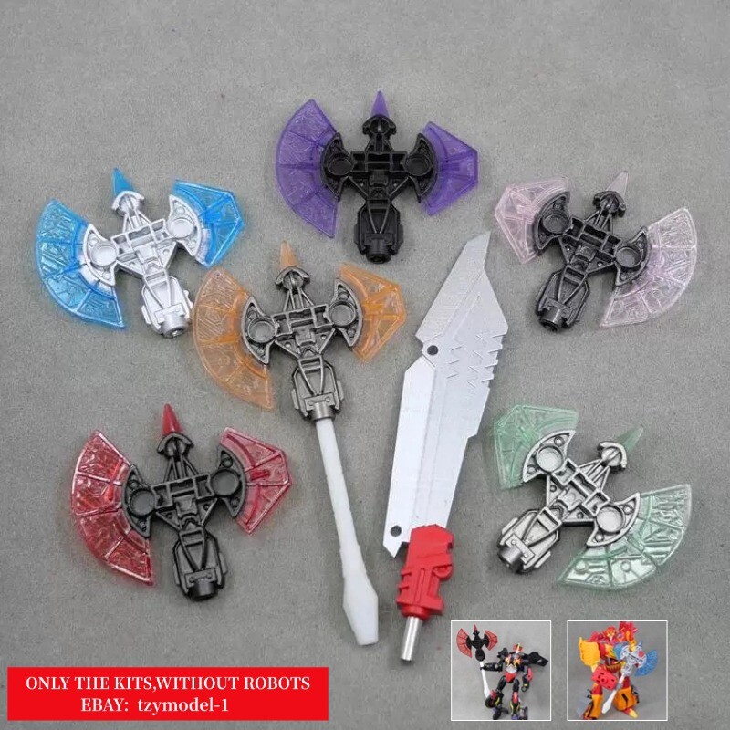 For SS86 Grimlock SSGE WFC Ratchet Weapons Upgrade Kit Knife Transparent Axe