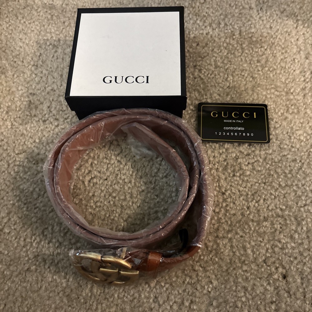 Gucci Womens Belt Size 46 Luxury Designer Fashion Accessory