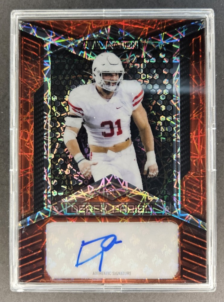 2023 Wild Card Alumination Derek Parish RC AUTO # /75 HOUSTON COUGARS Rookie