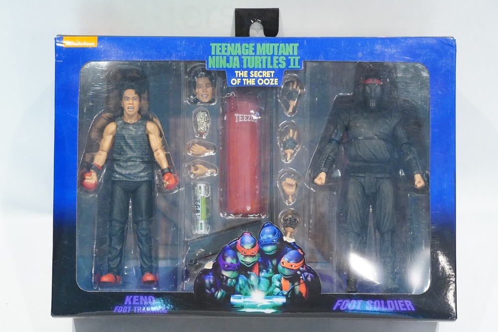 NECA Keno & Foot Soldier Teenage Mutant Ninja Turtles II Secret of the Ooze  d16